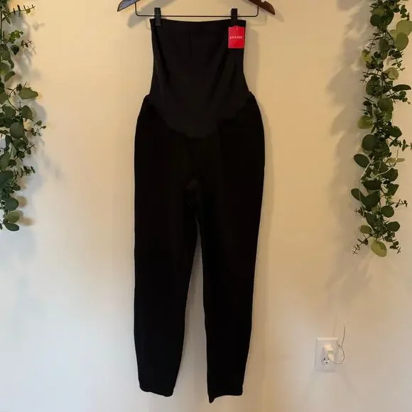 Spanx Mama Ankle Jean-ish Black Maternity Leggings Size Large NWT - Picture 2 of 4